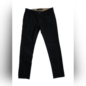 Men's Slim Straight Black Jeans